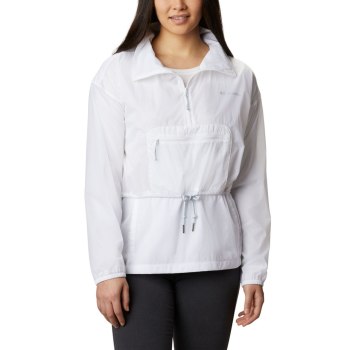 Columbia Ženske Jakne - Berg Lake Anorak Bijele | QJAF-15378